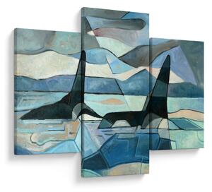 Tablou - Balene (90x60 cm)
