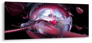 Tablou - Abstracție, viermi spațiali (120x50 cm)