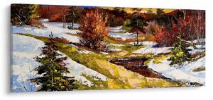 Tablou - Sosirea primăverii (120x50 cm)