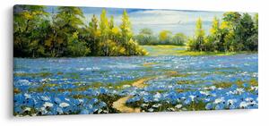 Tablou - Drum de câmp, pictură în ulei (120x50 cm)