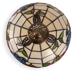Brilagi - Lampă de masă Tiffany din vitralii JUNGLE 1xE27/60W/230V + 1xE14/40W
