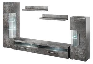 Z0ND0 Mobilier living Indiko Typ 09 (schiefer) (cu iluminat). 1108211