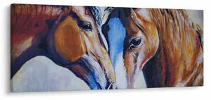 Tablou - Caii îndrăgostiți (120x50 cm)
