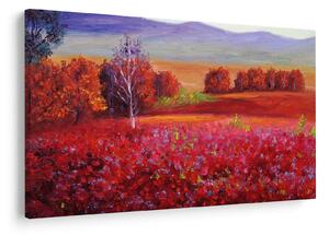 Tablou - Peisaj roșu (90x60 cm)