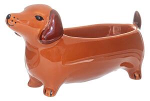 Bol decorativ din porțelan 5x14 cm Sausage Dog – Sass & Belle