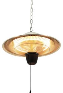 Încălzitor terasă tip pălărie cu element halogen Calienta 1500 W, 42,5x25 cm, argintiu