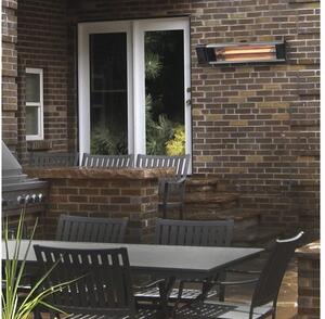 Încălzitor terasă Eurom TH1800R 1800 W, montaj pe perete, 74,5x15,6 cm, negru