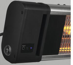 Încălzitor terasă Eurom TH1800R 1800 W, montaj pe perete, 74,5x15,6 cm, negru