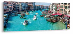 Tablou - Canalul Grande, Veneția, Italia (120x50 cm)
