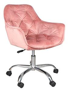 Scaun de birou Q-190 VELVET, roz vechi