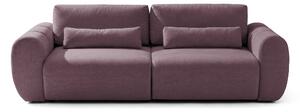 Canapea Extensibilă 3 locuri VERSA, cu 2 lăzi depozitare, 260x110x85 cm, Violet-Loft