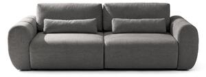 Canapea Extensibilă 3 locuri VERSA, cu 2 lăzi depozitare, 260x110x85 cm, Gri-Grafit-Loft