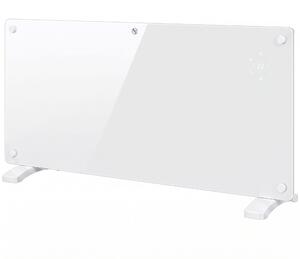 HOMCOM Convector Electric 2000W, Montare pe Perete sau Podea, Compatibil cu Alexa și Google Home, Alb | Aosom Romania
