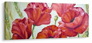 Tablou - Mac - flori (120x50 cm)