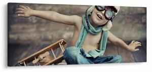 Tablou - Tânăr aviator (120x50 cm)