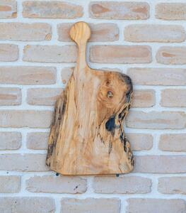 Tocator „Iron Ash” – Frasin masiv cu caracter - 52x30x3 cm