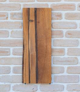 Platou „Walnut Linear” – Nuc Masiv cu design minimalist - 63x24 cm