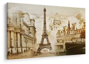 Tablou - Monumente din Paris (90x60 cm)