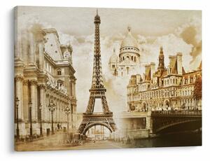 Tablou - Monumente din Paris (70x50 cm)
