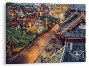 Tablou - Qintai Road, Chengdu, China (70x50 cm)