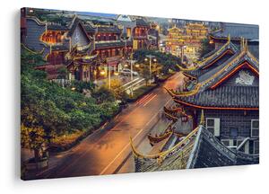 Tablou - Qintai Road, Chengdu, China (90x60 cm)