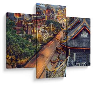 Tablou - Qintai Road, Chengdu, China (90x60 cm)