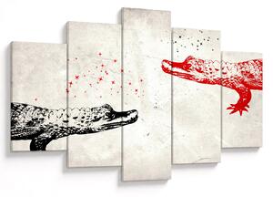 Tablou - Crocodili (150x105 cm)