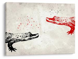 Tablou - Crocodili (70x50 cm)