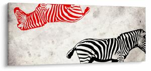 Tablou - Zebre (120x50 cm)