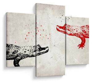 Tablou - Crocodili (90x60 cm)