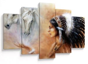 Tablou - Farmecele indienilor (150x105 cm)