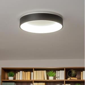 Brilagi - Lampă de tavan LED dimmabilă 40W/230V 3000-6500K neagră + telecomandă