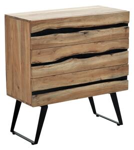 Dulap cu sertare, Imena, Natural, 80x38x86.5 cm