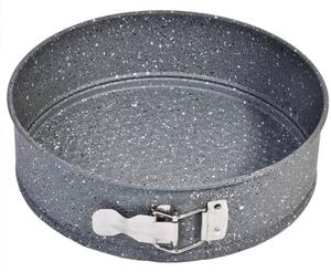 Tava metalica rotunda Pufo Cook pentru copt prajituri, cu baza detasabila- ideala pentru torturi si deserturi perfecte