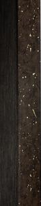 Terminatie Riflaj decorativ, dreapta, lemn inchis, 63,4 mm