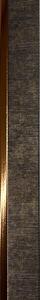 Terminatie Riflaj decorativ, dreapta, nuante de maro, 43.8 mm