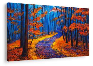 Tablou - Pădurea toamna (90x60 cm)