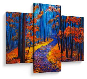 Tablou - Pădurea toamna (90x60 cm)