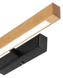 Lampă LED pentru tablouri VERDE LED/5,5W/230V 3000K 46 cm stejar/negru