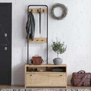 Z0ND0 Mobilier hol Aliex 14 (nuc + negru). 1073484