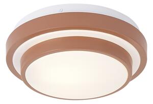 Plafonieră Sienna modernă cu alb 25cm IP44 - Walden