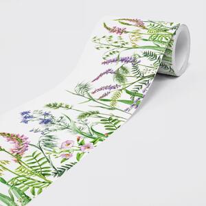 Bordură autocolantă din vlies flori sălbatice 15 cm x 5 m dimex
