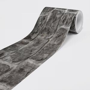 Bordură autoadezivă din vlies zid de piatră 15 cm x 5 m