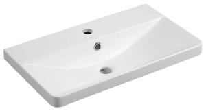 Aqualine Lavoar de mobilier Aqualine, SEN, marmură turnată, 61x35cm, alb, SN610