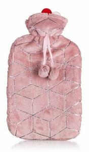 Sticlă termofor de încălzire Banquet CUBE 2 l roz