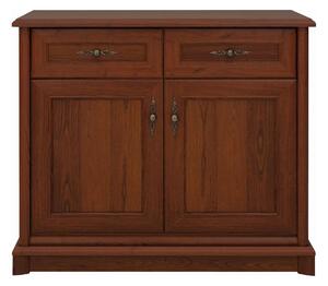 Comoda clasica living KENT EKOM2D2S, castan, PAL, 101x45x91 cm