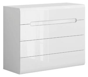 Comoda AZTECA TRIO, alb, PAL, cu sertare, 105x41x84 cm