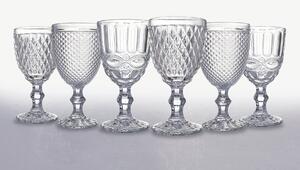 Villa d'Este Set 6 pahare transparente 300 ml