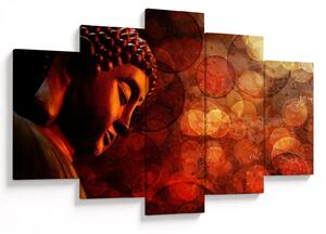 Tablou - Buddha în nuanțe roșii (150x105 cm)