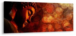 Tablou - Buddha în nuanțe roșii (120x50 cm)